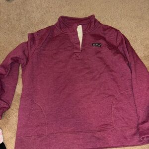 State of mine  Maroon Quarter-Zip Pullover